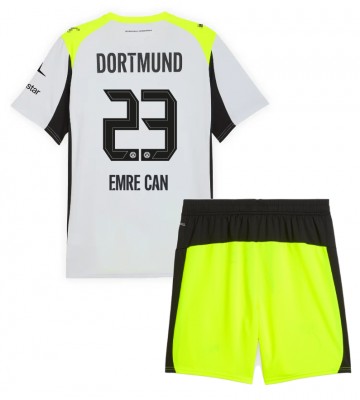 Borussia Dortmund Emre Can #23 Bortatröja Barn 2025-26 Kortärmad (+ Korta byxor)